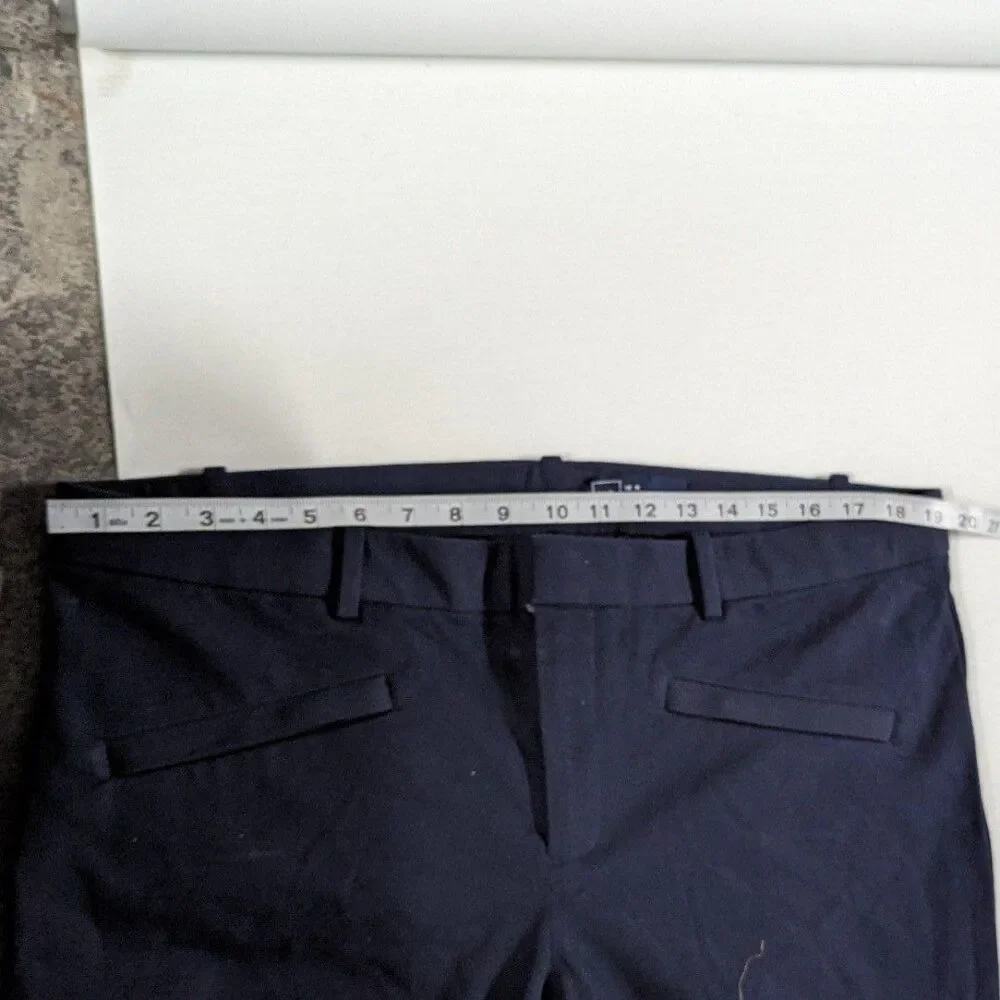 Gap Normcore Plus Size 18 R True Navy Blue Skinny Ankle‎ Pants Workwear Preppy